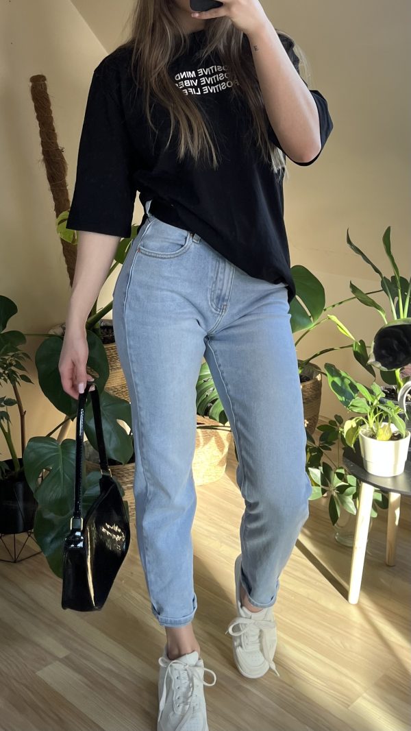 Jeansy mom fit