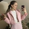 Krótka marynarka pink